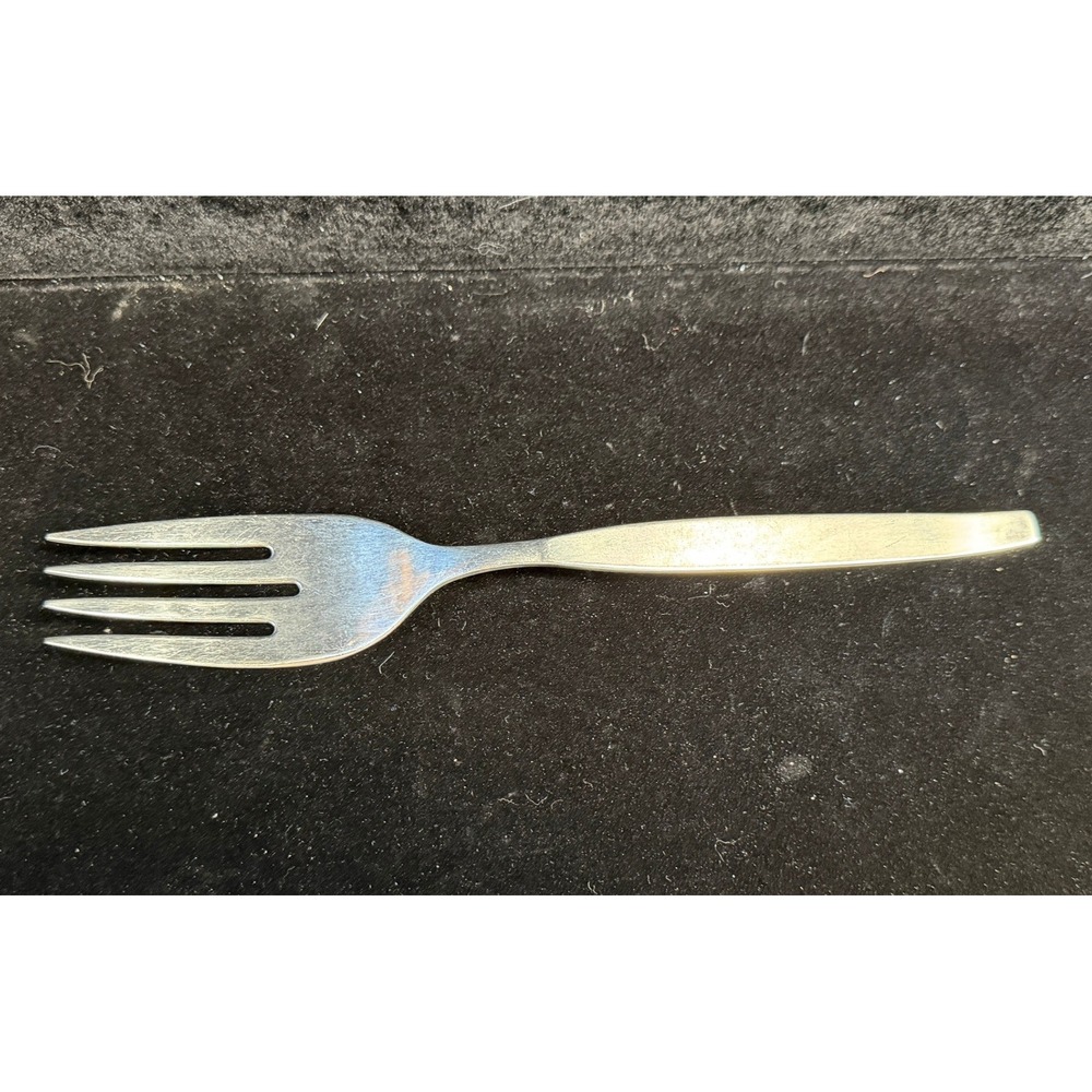 Oneida Community Stainless Frost Fire Serving Fork Flatware Brushed Satin Finish